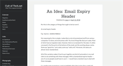 Desktop Screenshot of cult-of-tech.net