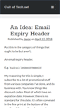 Mobile Screenshot of cult-of-tech.net